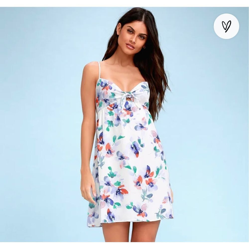 New JACK by BB Dakota Floral Summer Dress Women’s Size Medium Wedding Guest